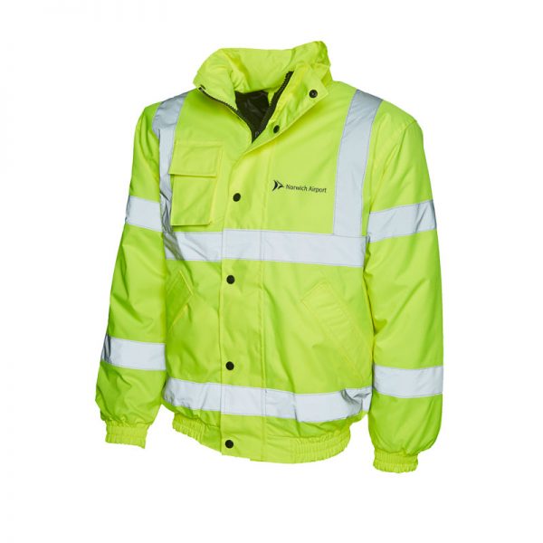 Norwich airport hi vis jacket