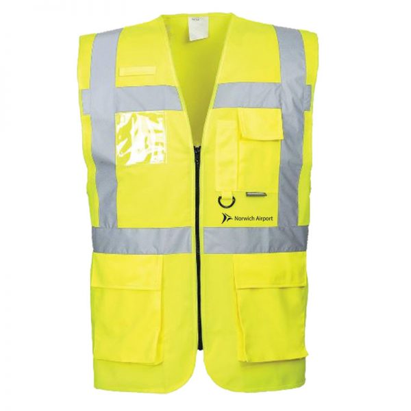 Norwich airport hi-vis vest